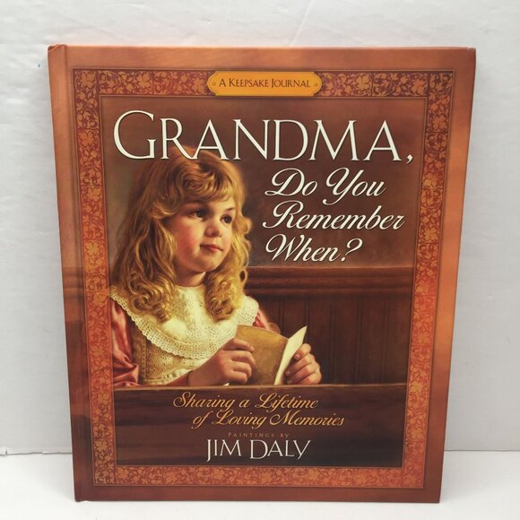 Grandma Do You Remember When? Sharing Lifetime Loving Memories Keepsake Journal - Picture 1 of 12